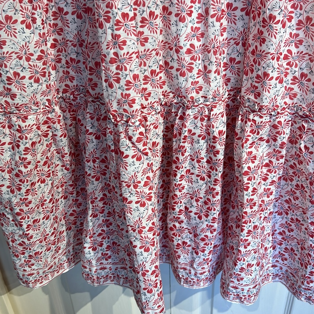 Max Studios Floral Ruffled Tank Dress - Picture 4 of 8